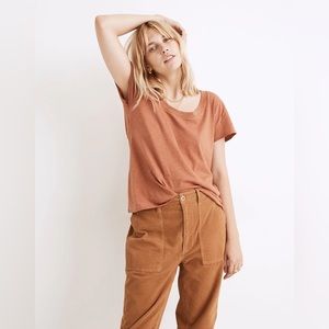 Madewell Whisper Cotton Scoopneck Tee
